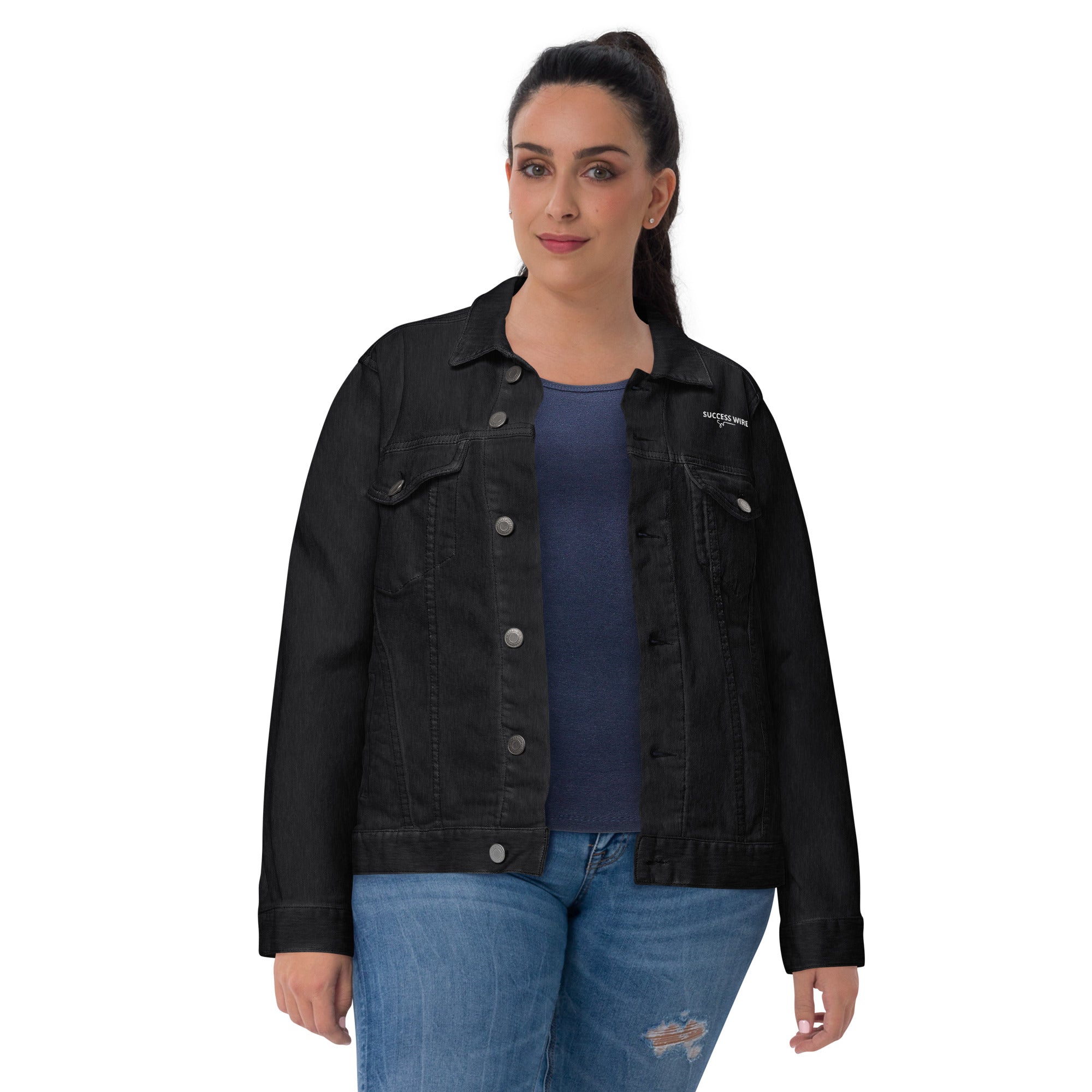 SUCCESS WIRE Iconic Women's and Men's Unisex Denim Jacket
