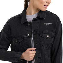 Load image into Gallery viewer, SUCCESS WIRE Iconic Women&#39;s and Men&#39;s Unisex Denim Jacket
