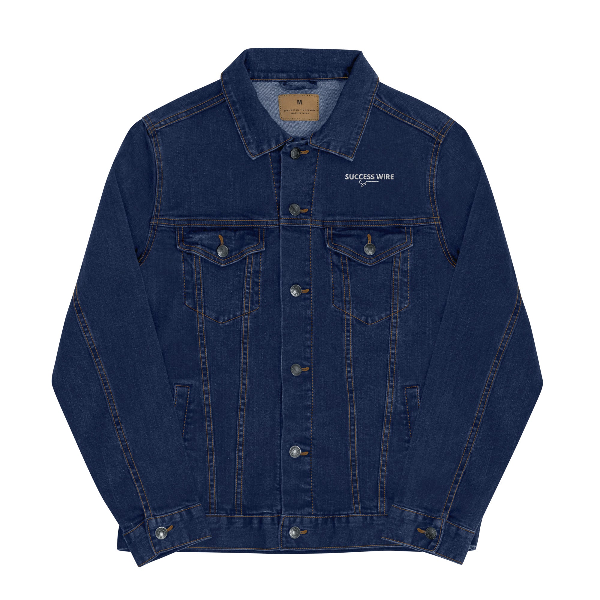 SUCCESS WIRE Iconic Women's and Men's Unisex Denim Jacket