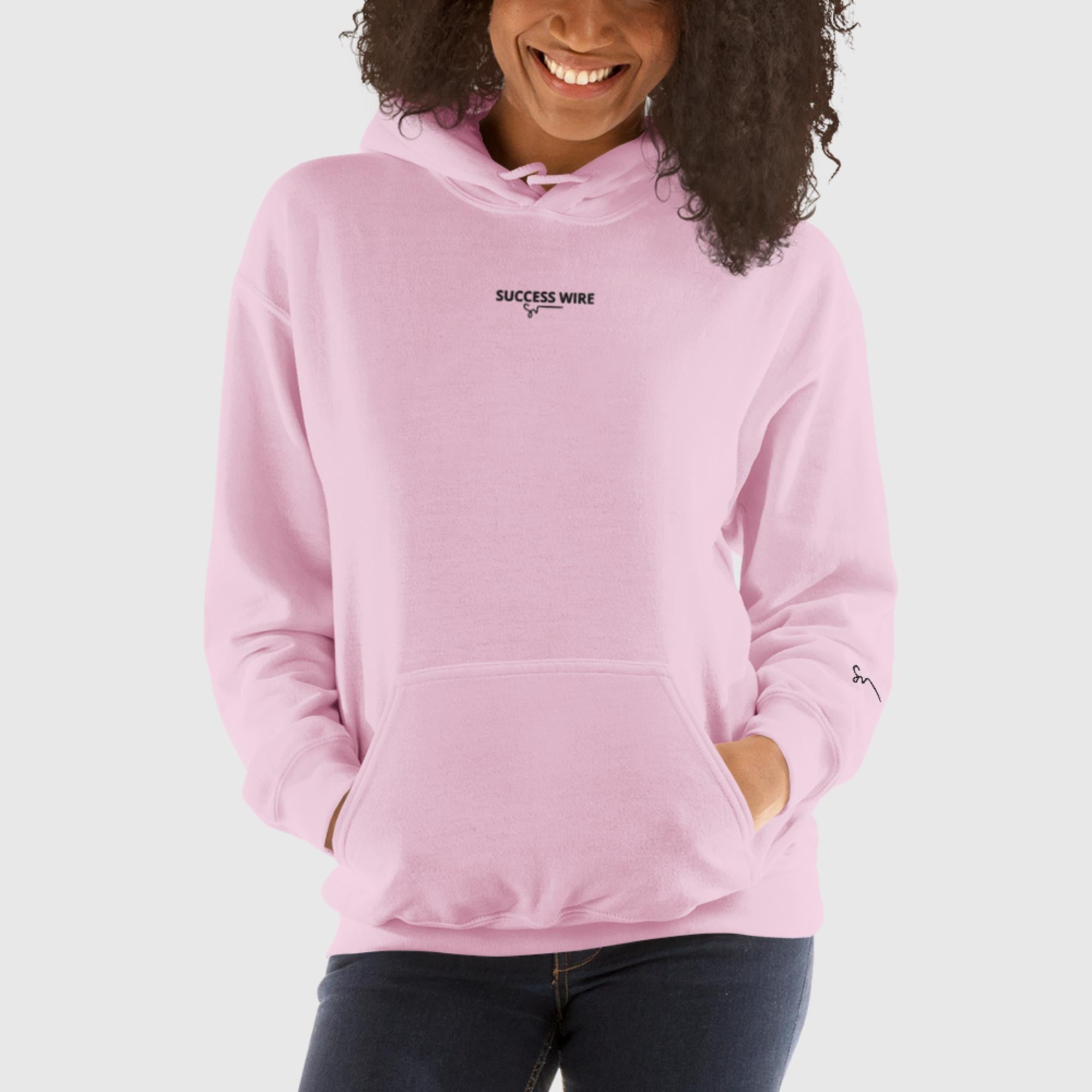SUCCESS WIRE Signature Sport Embroidered Hoodie for Women (12 Color Variants)