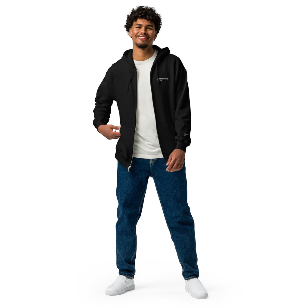 SUCCESS WIRE Heavy Blend Zip Hoodie for Men (7 Color Variants)