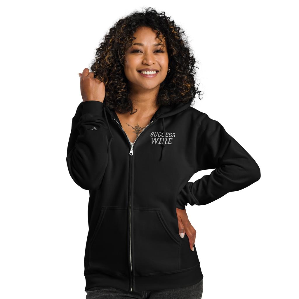 SUCCESS WIRE Elite Heavy Blend Zip Unisex Hoodie for Men and Women (8 Color Variants)