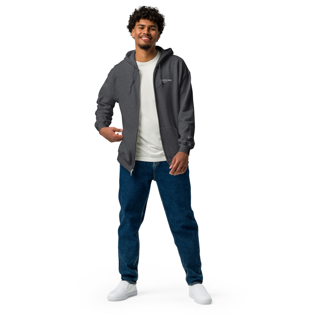 SUCCESS WIRE Heavy Blend Zip Hoodie for Men (7 Color Variants)