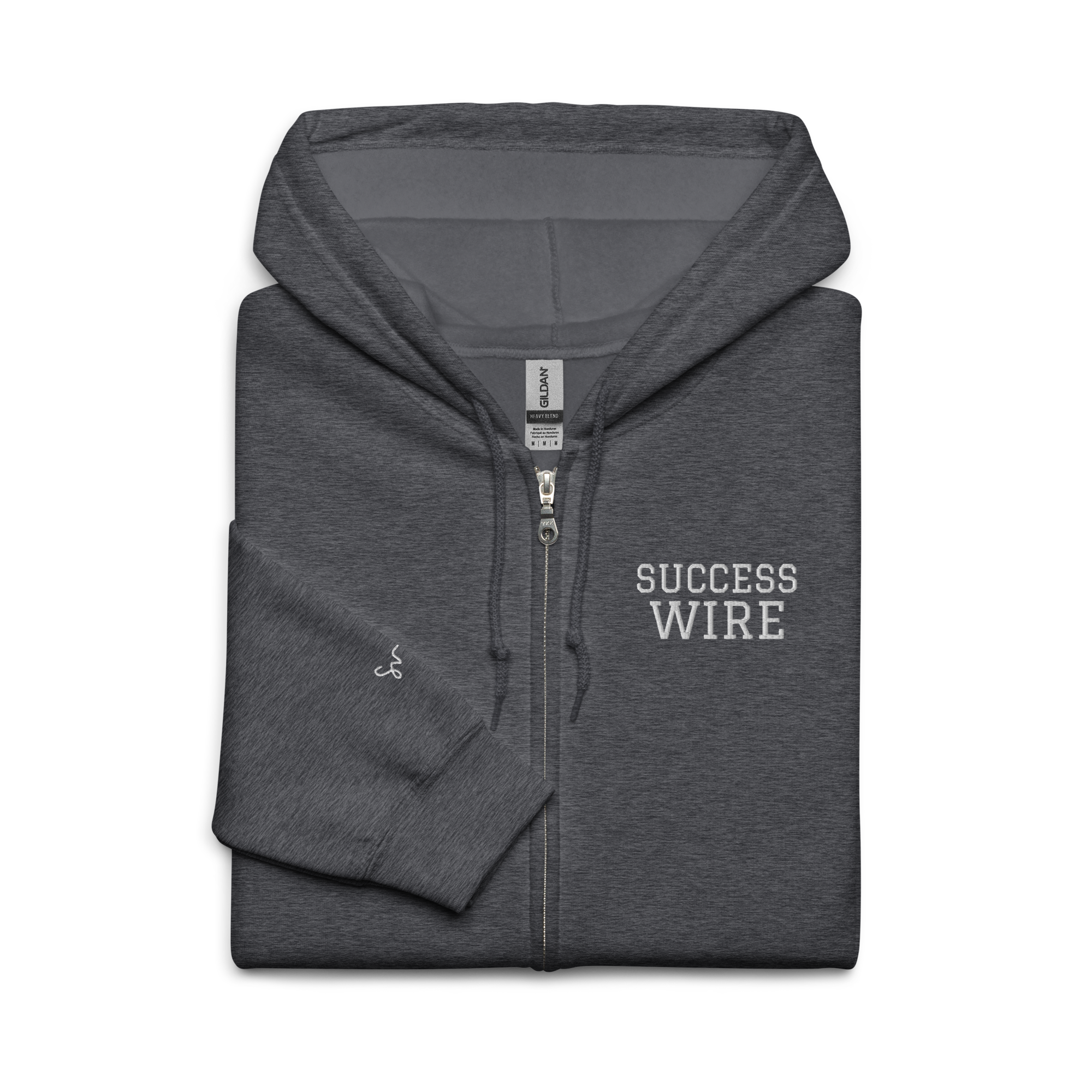 SUCCESS WIRE Elite Heavy Blend Zip Unisex Hoodie for Men and Women (8 Color Variants)