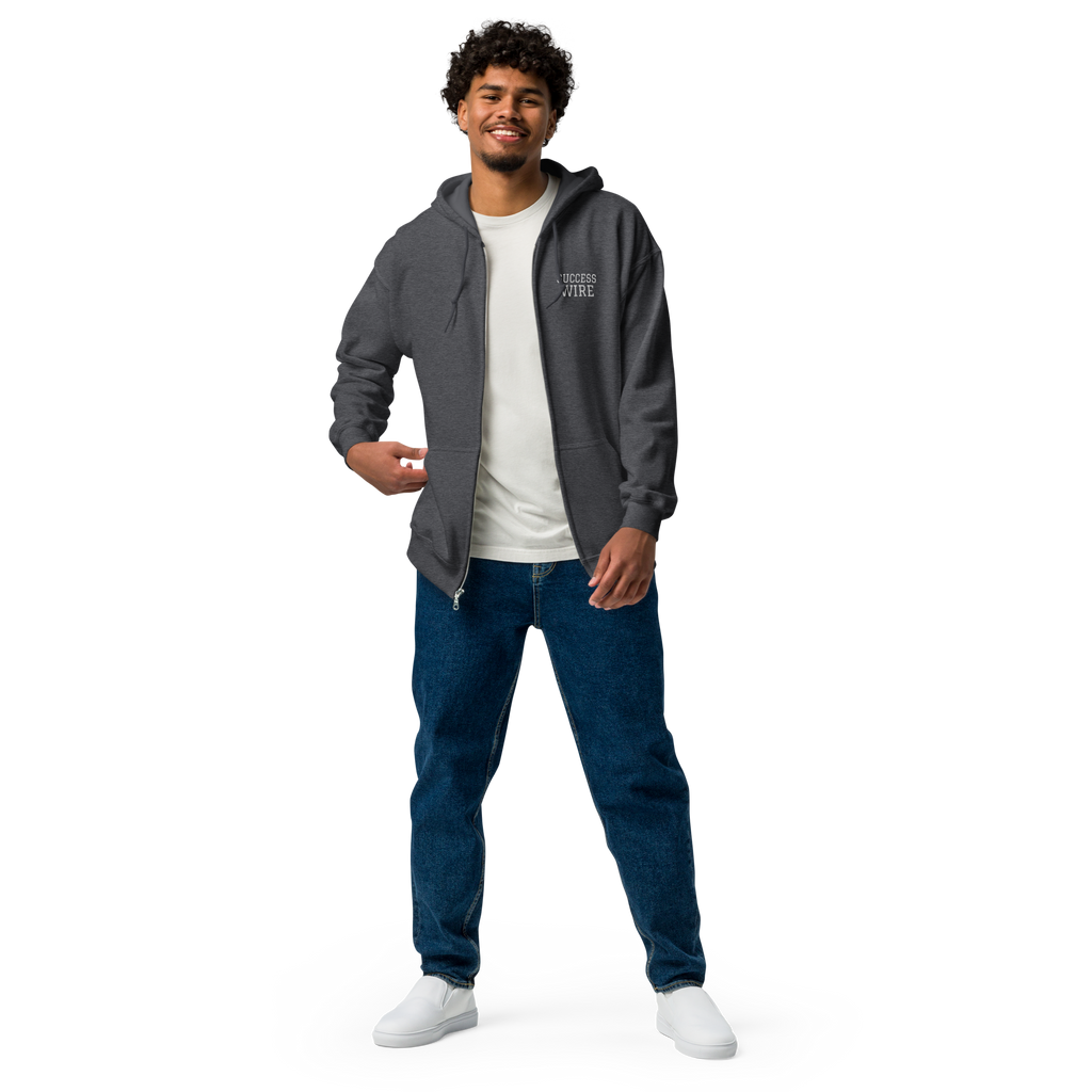 SUCCESS WIRE Elite Heavy Blend Zip Unisex Hoodie for Men and Women (8 Color Variants)