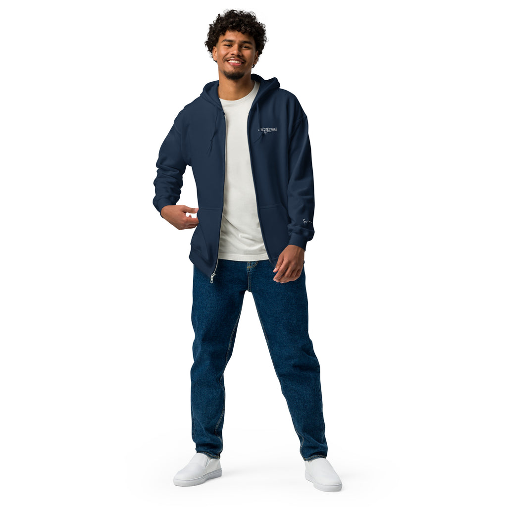 SUCCESS WIRE Heavy Blend Zip Hoodie for Men (7 Color Variants)