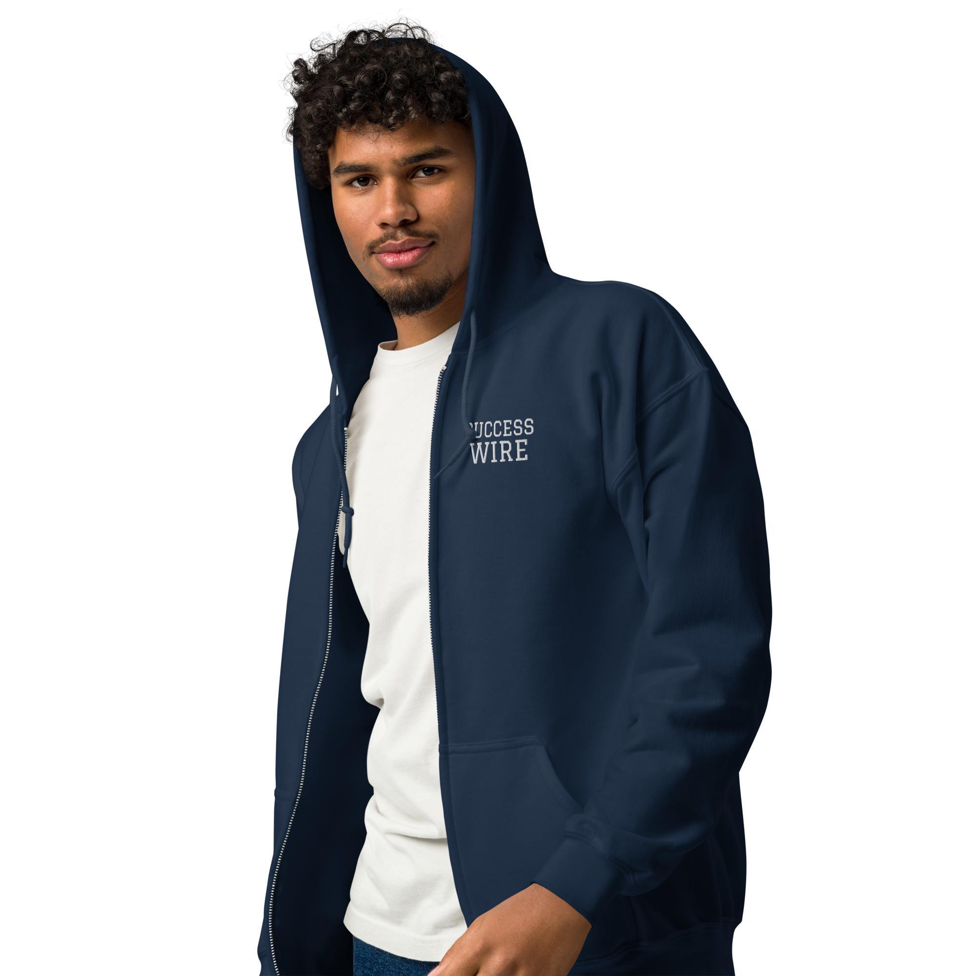 SUCCESS WIRE Elite Heavy Blend Zip Unisex Hoodie for Men and Women (8 Color Variants)