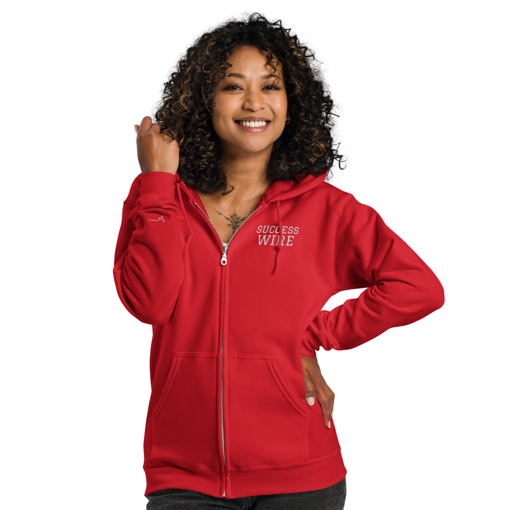 SUCCESS WIRE Elite Heavy Blend Zip Unisex Hoodie for Men and Women (8 Color Variants)