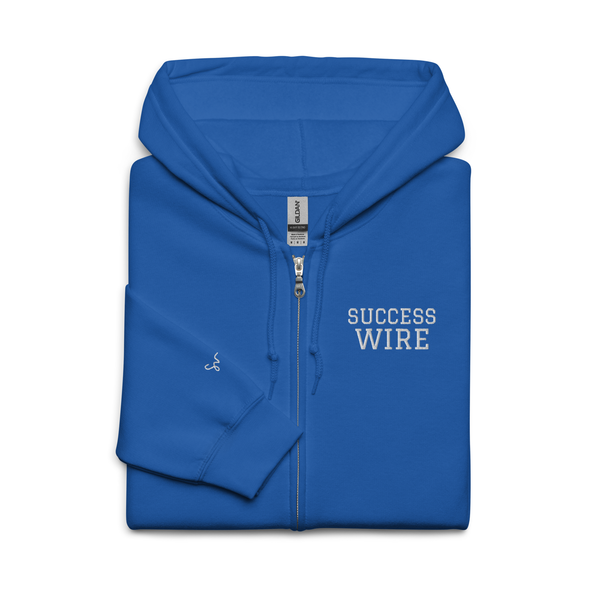 SUCCESS WIRE Elite Heavy Blend Zip Unisex Hoodie for Men and Women (8 Color Variants)