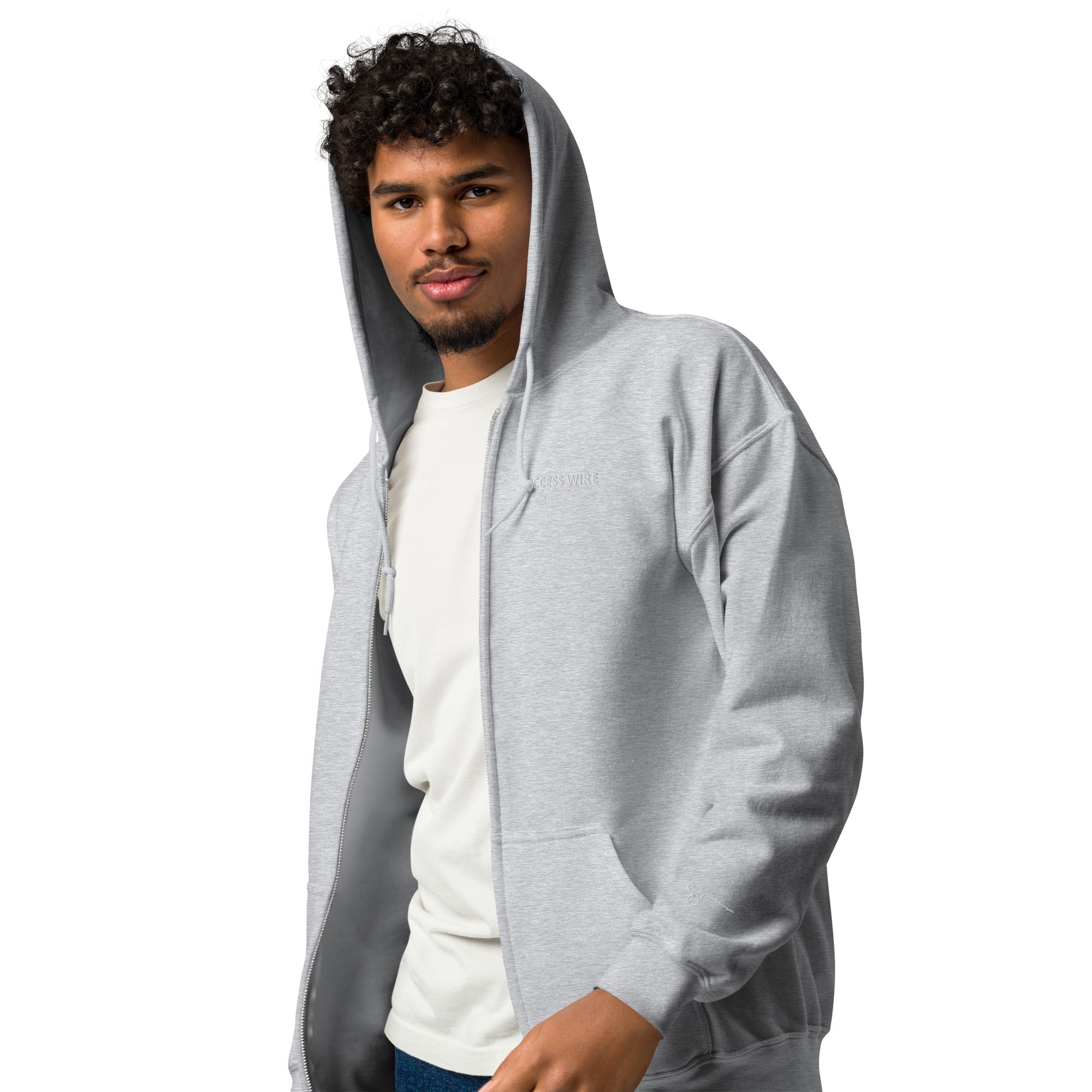 SUCCESS WIRE Heavy Blend Zip Hoodie for Men (7 Color Variants)