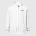 SUCCESS WIRE Heavy Blend Zip Hoodie for Women (White)