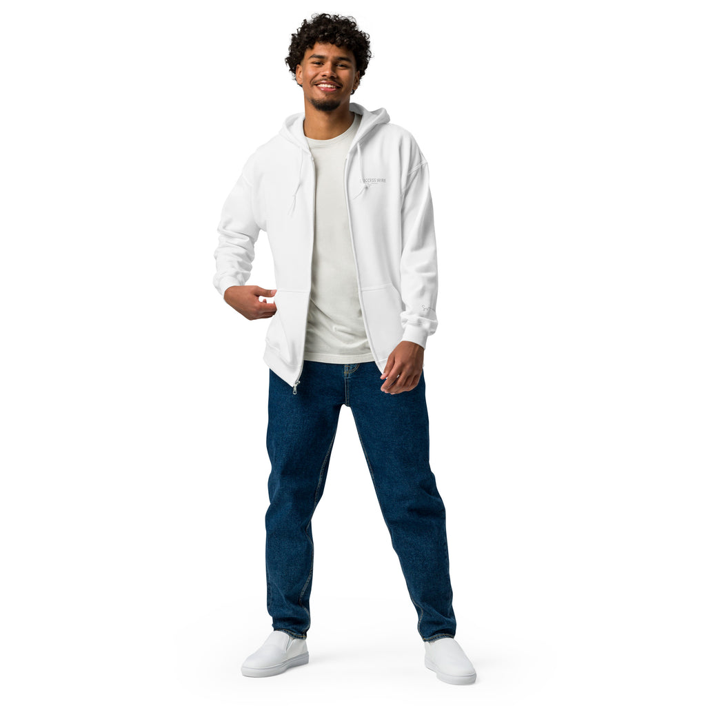 SUCCESS WIRE Heavy Blend Zip Hoodie for Men (7 Color Variants)