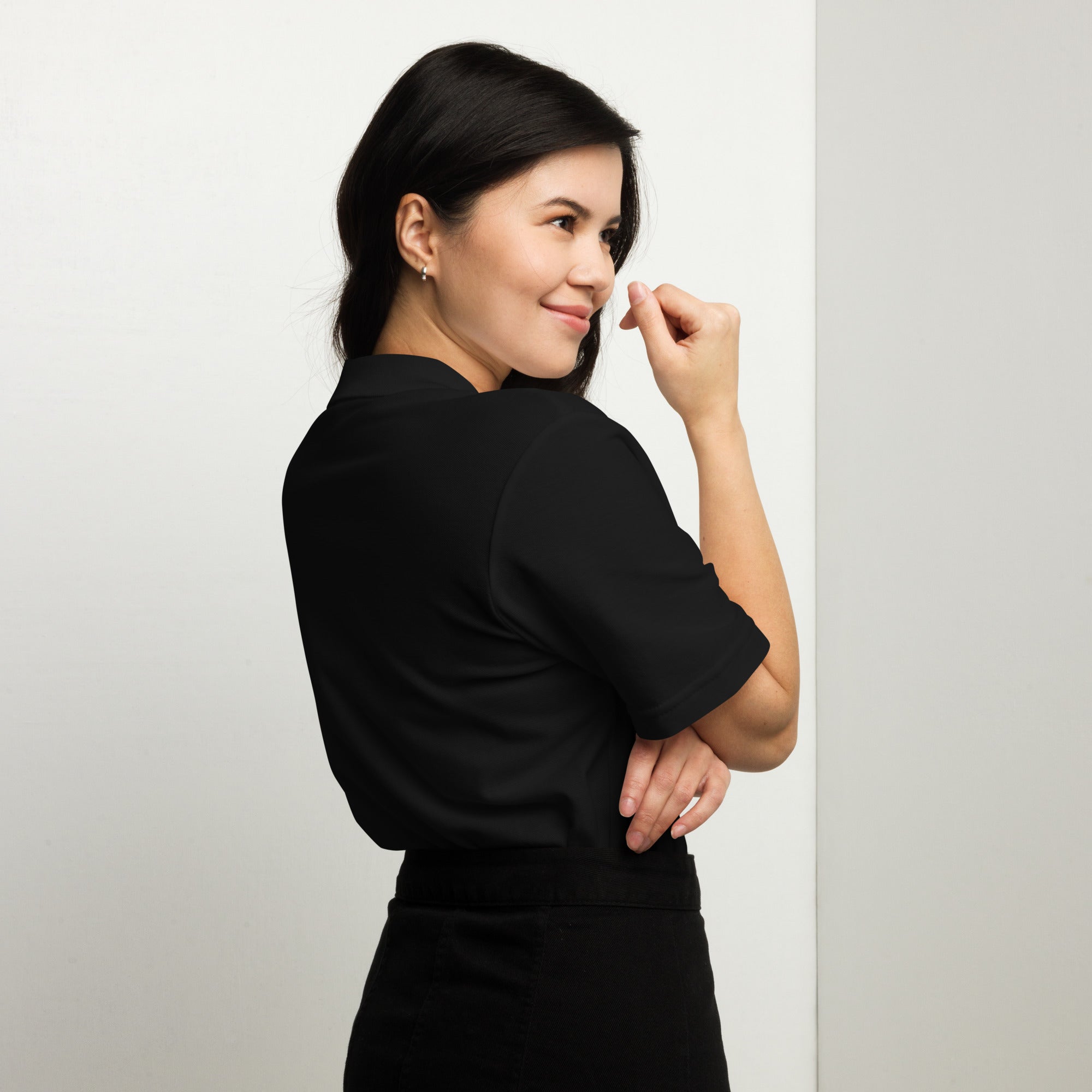 SUCCESS WIRE Pique Polo Shirt for Women