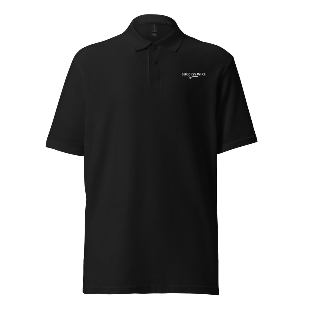 SUCCESS WIRE Pique Polo Shirt for Men