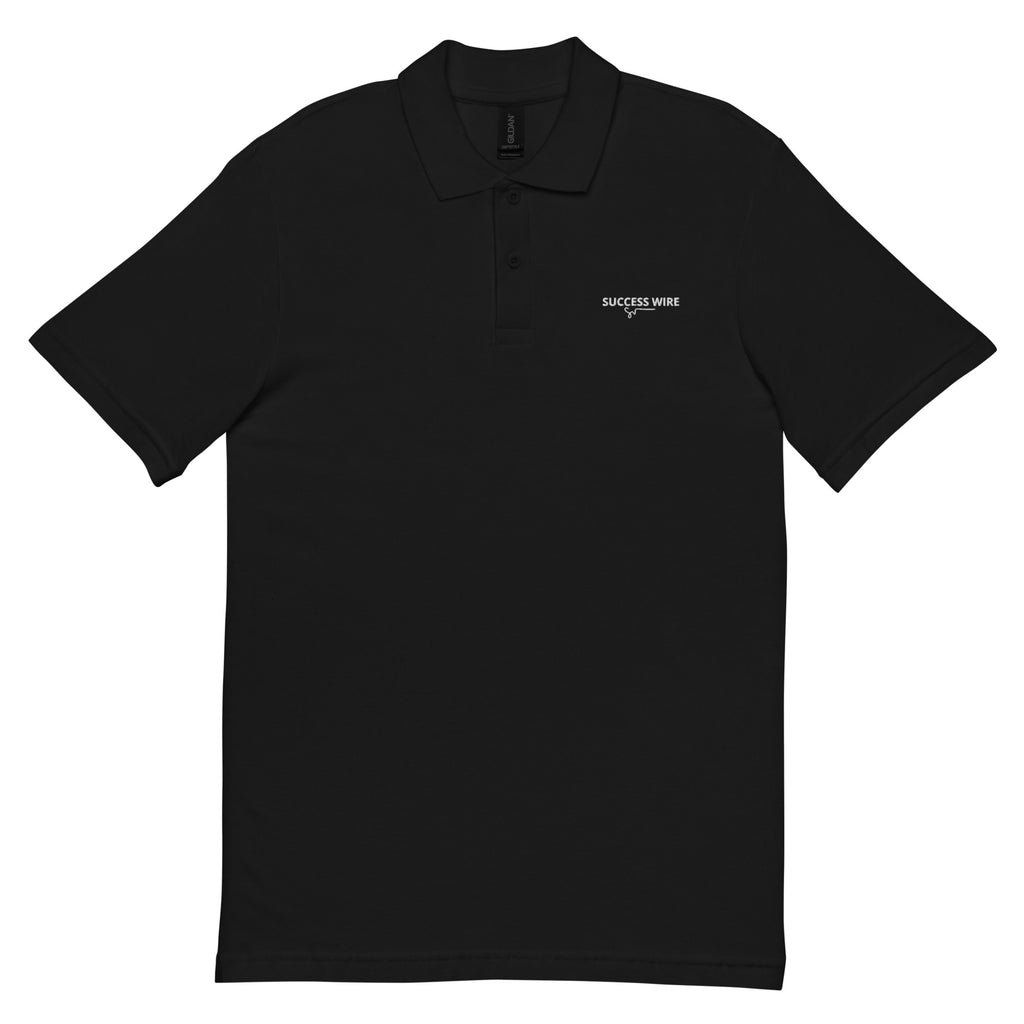 SUCCESS WIRE Pique Polo Shirt for Men