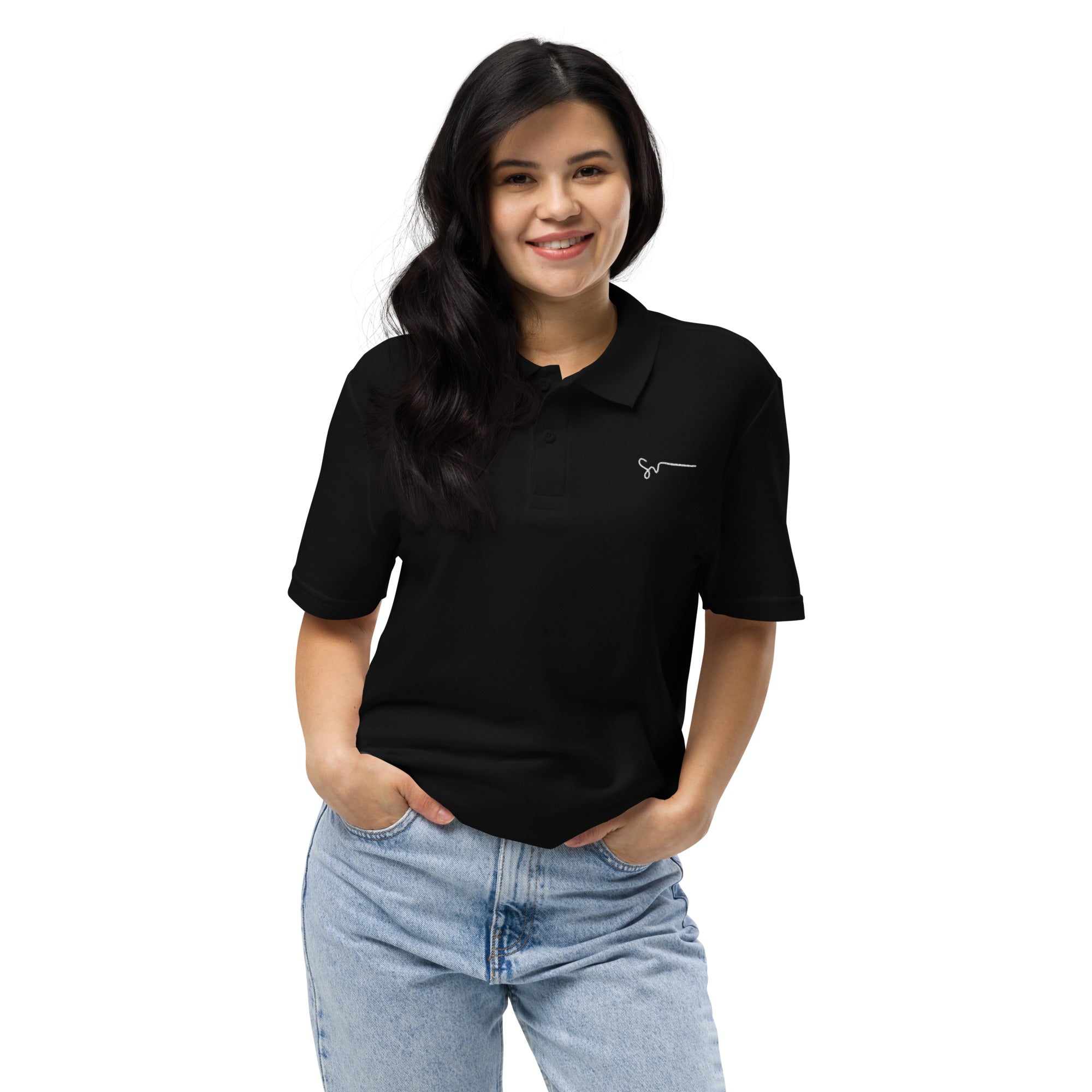 SUCCESS WIRE SIGNATURE Pique Polo Shirt for Women