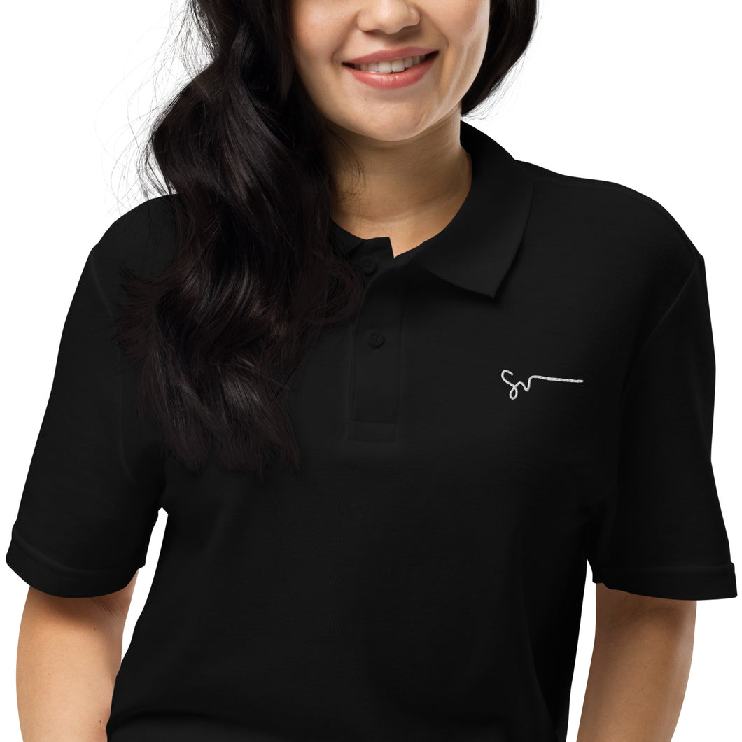 SUCCESS WIRE SIGNATURE Pique Polo Shirt for Women