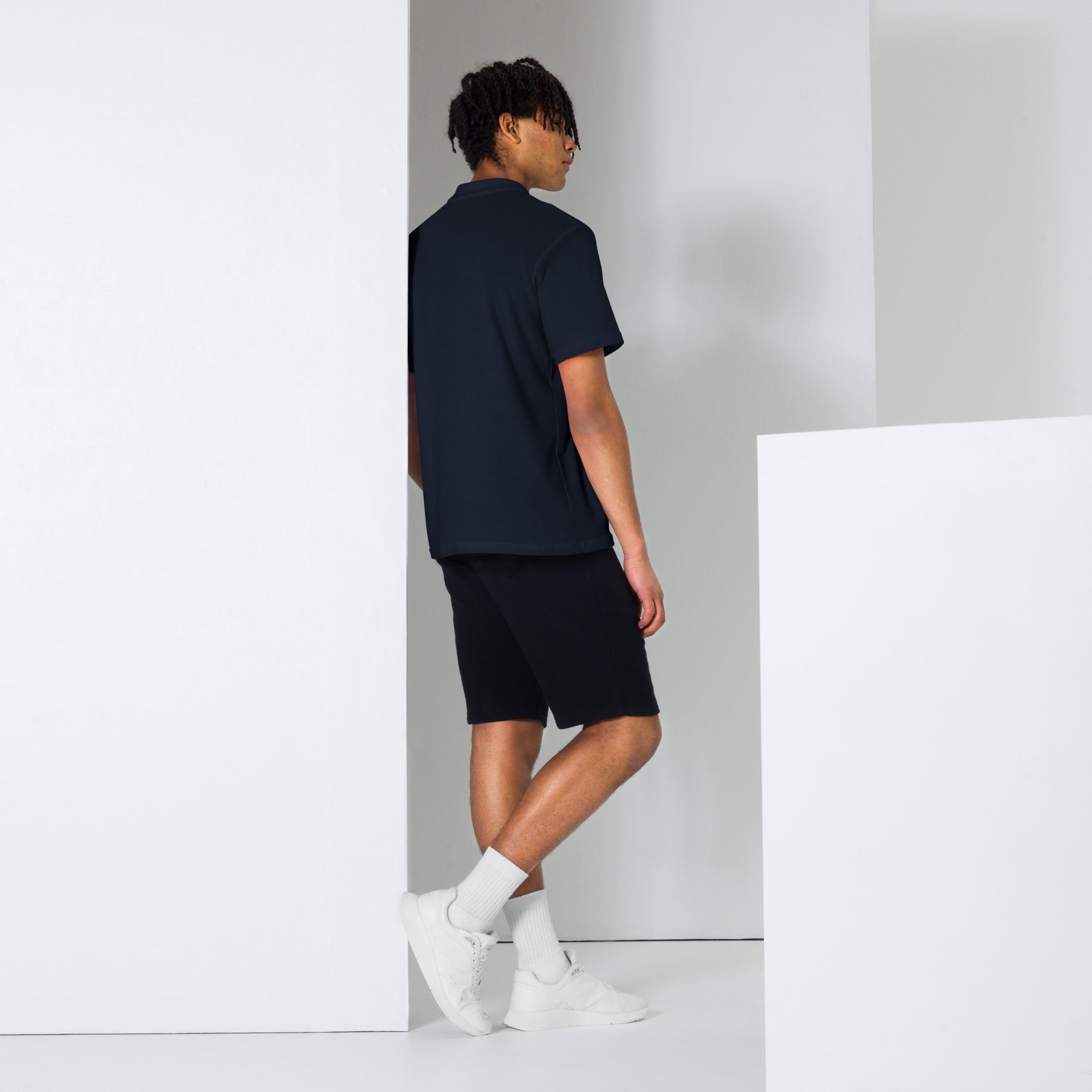 SUCCESS WIRE Pique Polo Shirt for Men