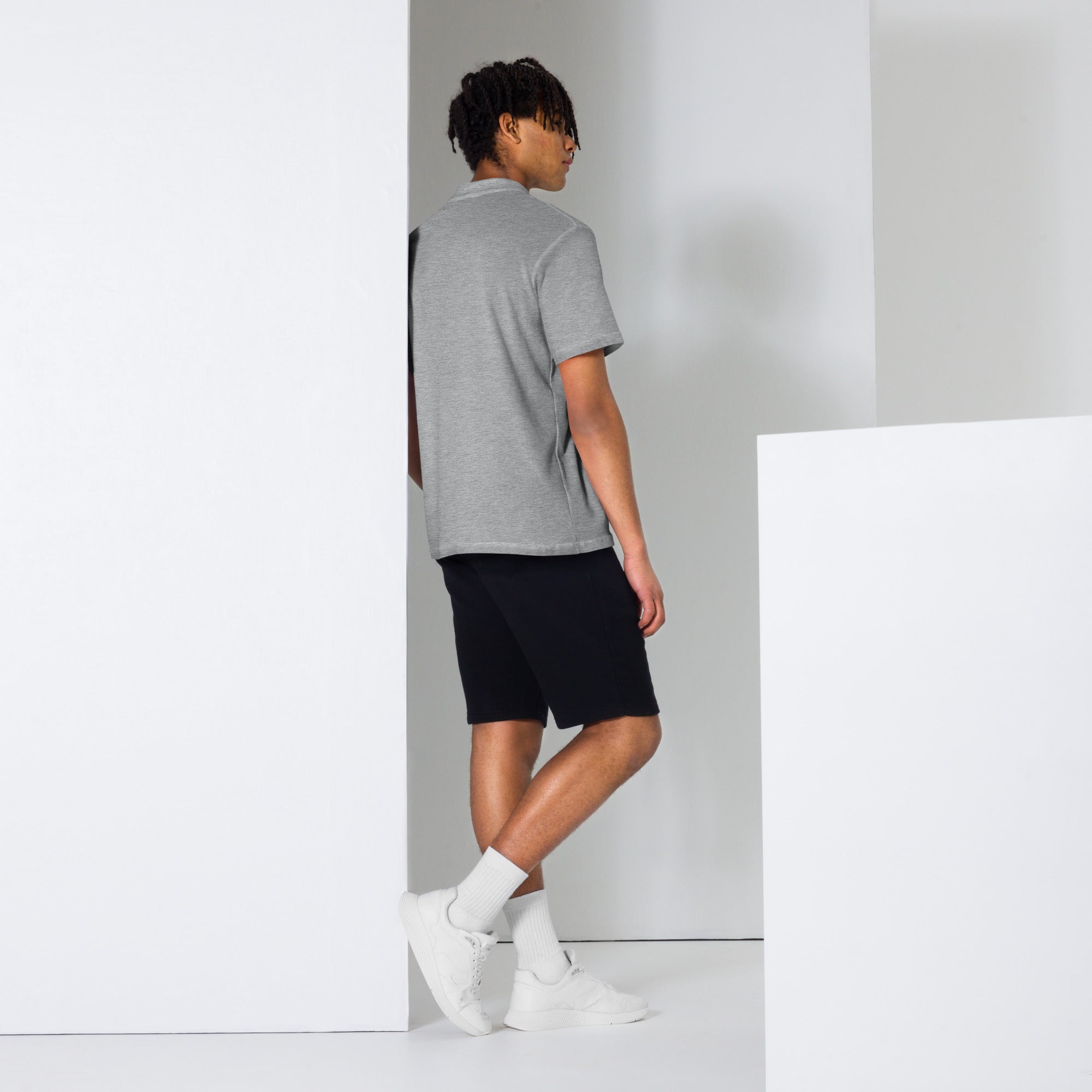SUCCESS WIRE Pique Polo Shirt for Men