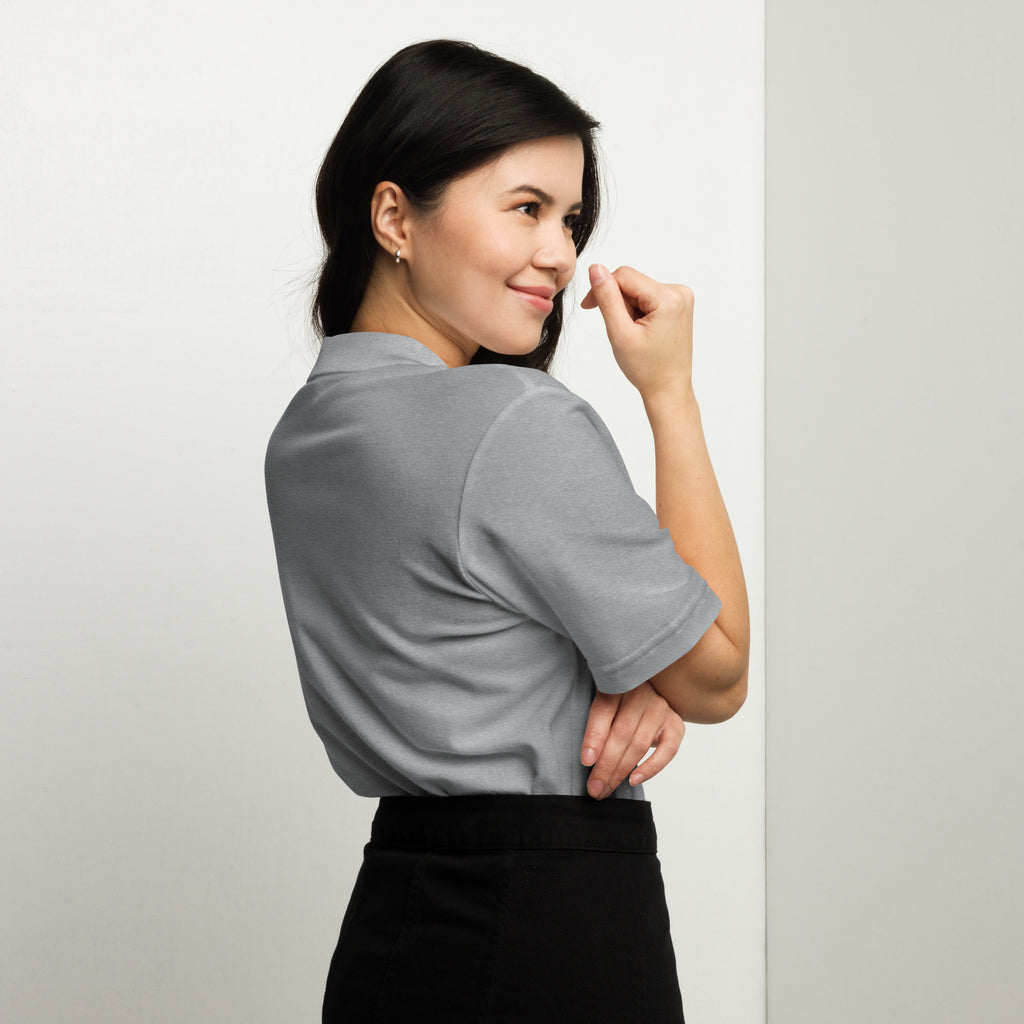 SUCCESS WIRE Pique Polo Shirt for Women