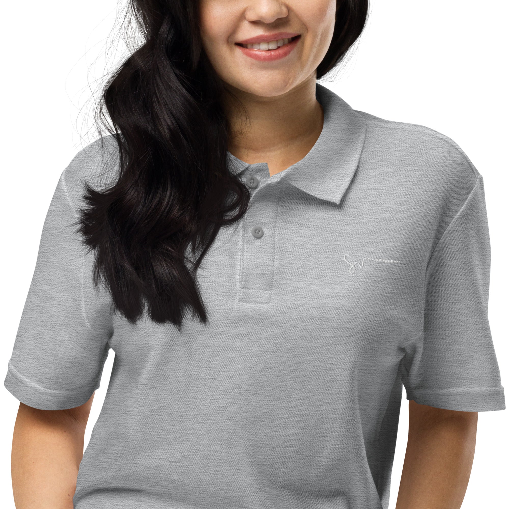 SUCCESS WIRE SIGNATURE Pique Polo Shirt for Women