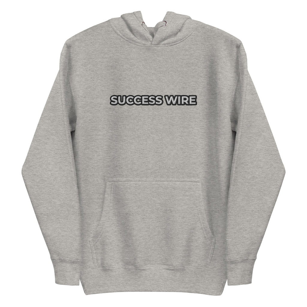 SUCCESS WIRE Embroidered Black/White Logo Hoodie for Women (12 Color Variants)