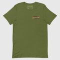 SUCCESS WIRE Unisex Olive/Leopard Signature T-Shirt for Men and for Women