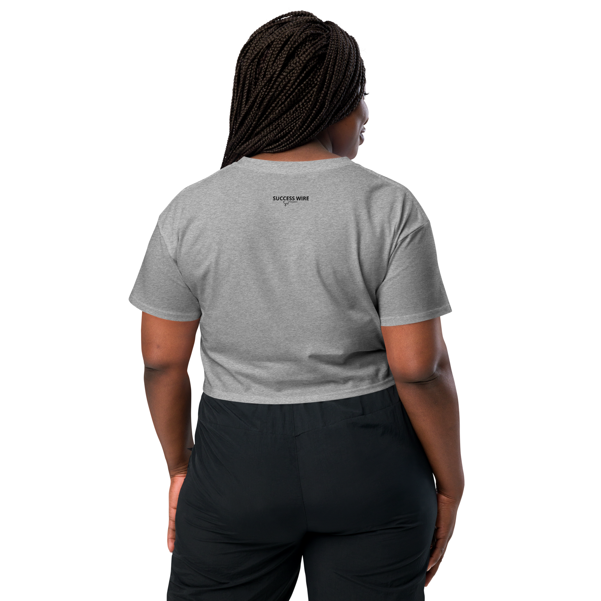 SUCCESS WIRE Embroidered Crop Top for Women (9 Color Variants)