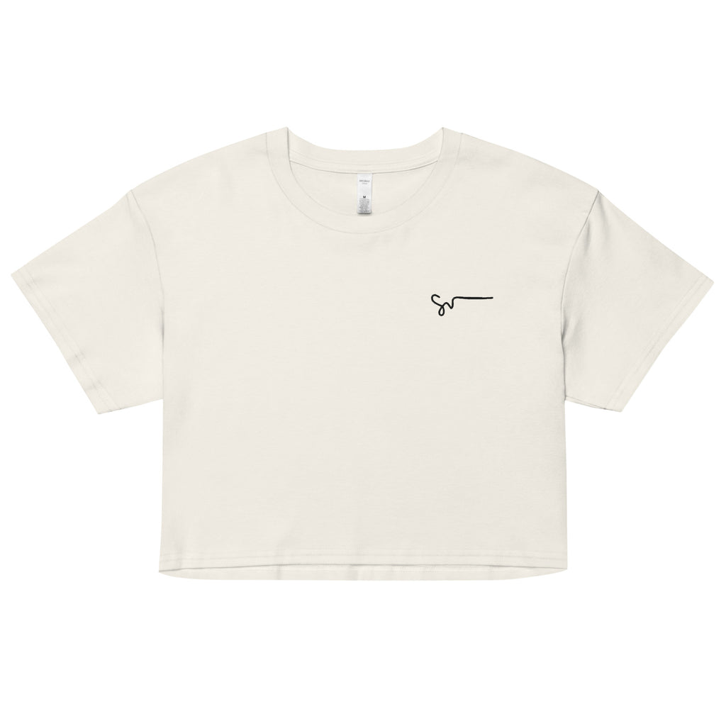 SUCCESS WIRE Embroidered Crop Top for Women (9 Color Variants)