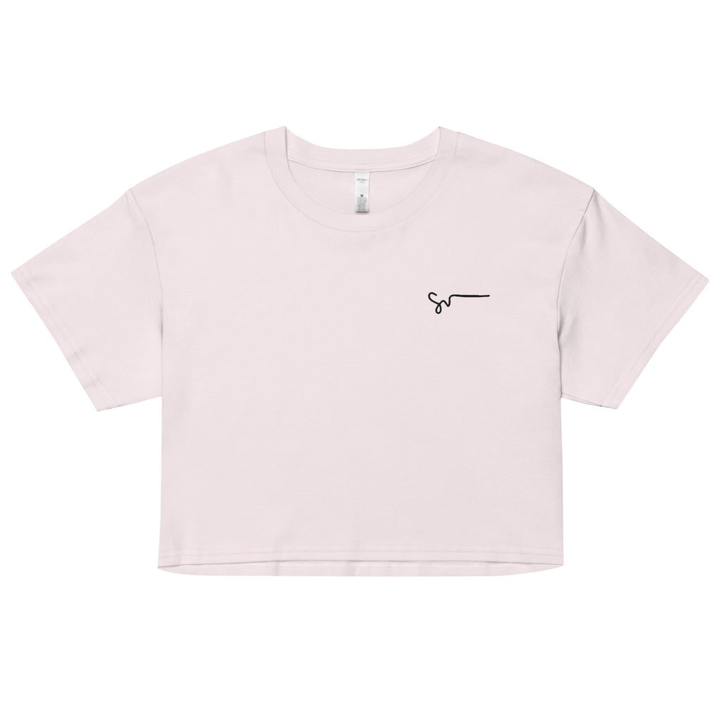 SUCCESS WIRE Embroidered Crop Top for Women (9 Color Variants)