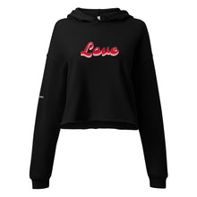 Load image into Gallery viewer, SUCCESS WIRE Love Vibes Crop Hoodie for Women
