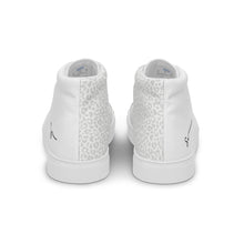 Load image into Gallery viewer, SUCCESS WIRE High Top White Leopard Signature Canvas Shoes for Women
