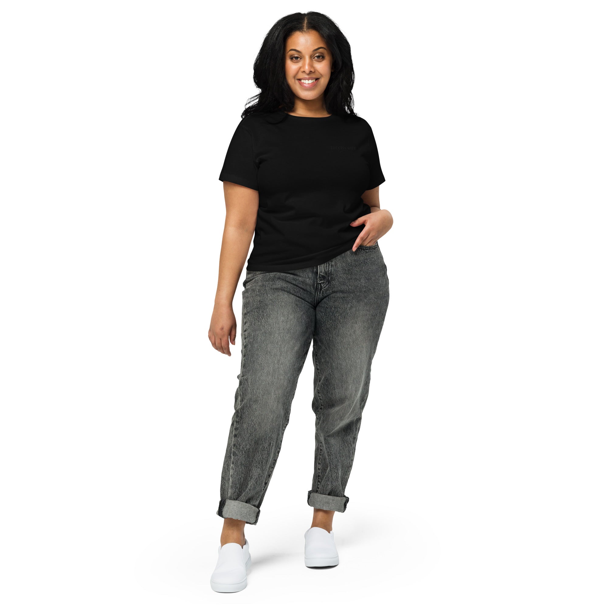 SUCCESS WIRE High-Waisted T-shirt for Women (6 Color Variants)