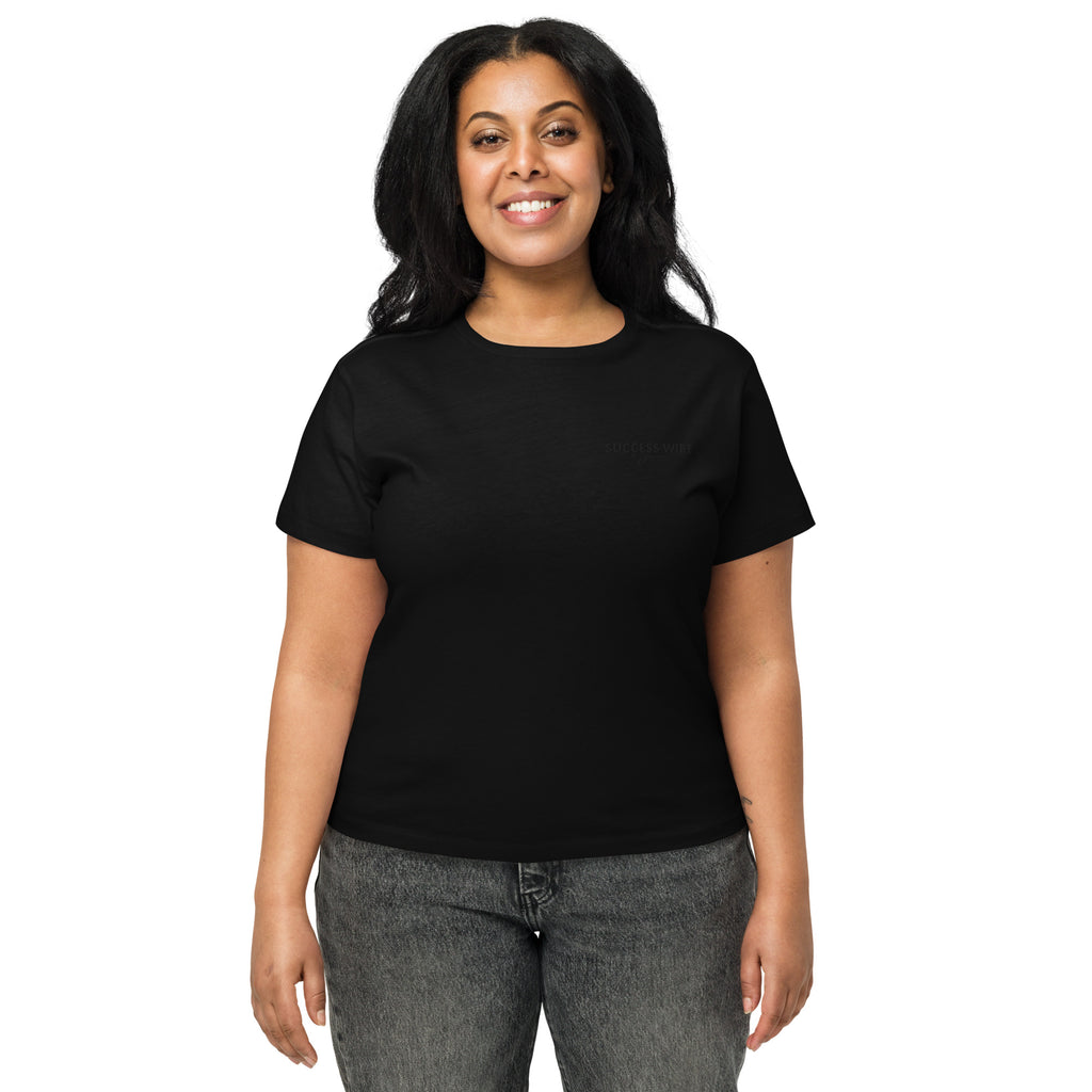 SUCCESS WIRE High-Waisted T-shirt for Women (6 Color Variants)