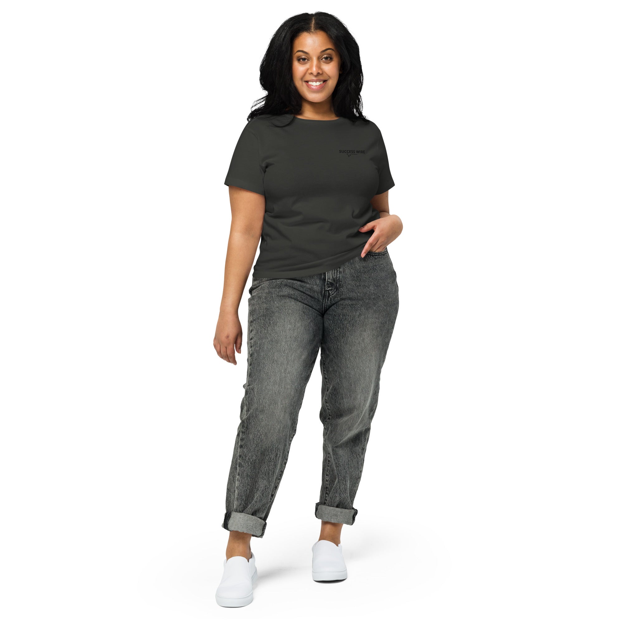 SUCCESS WIRE High-Waisted T-shirt for Women (6 Color Variants)