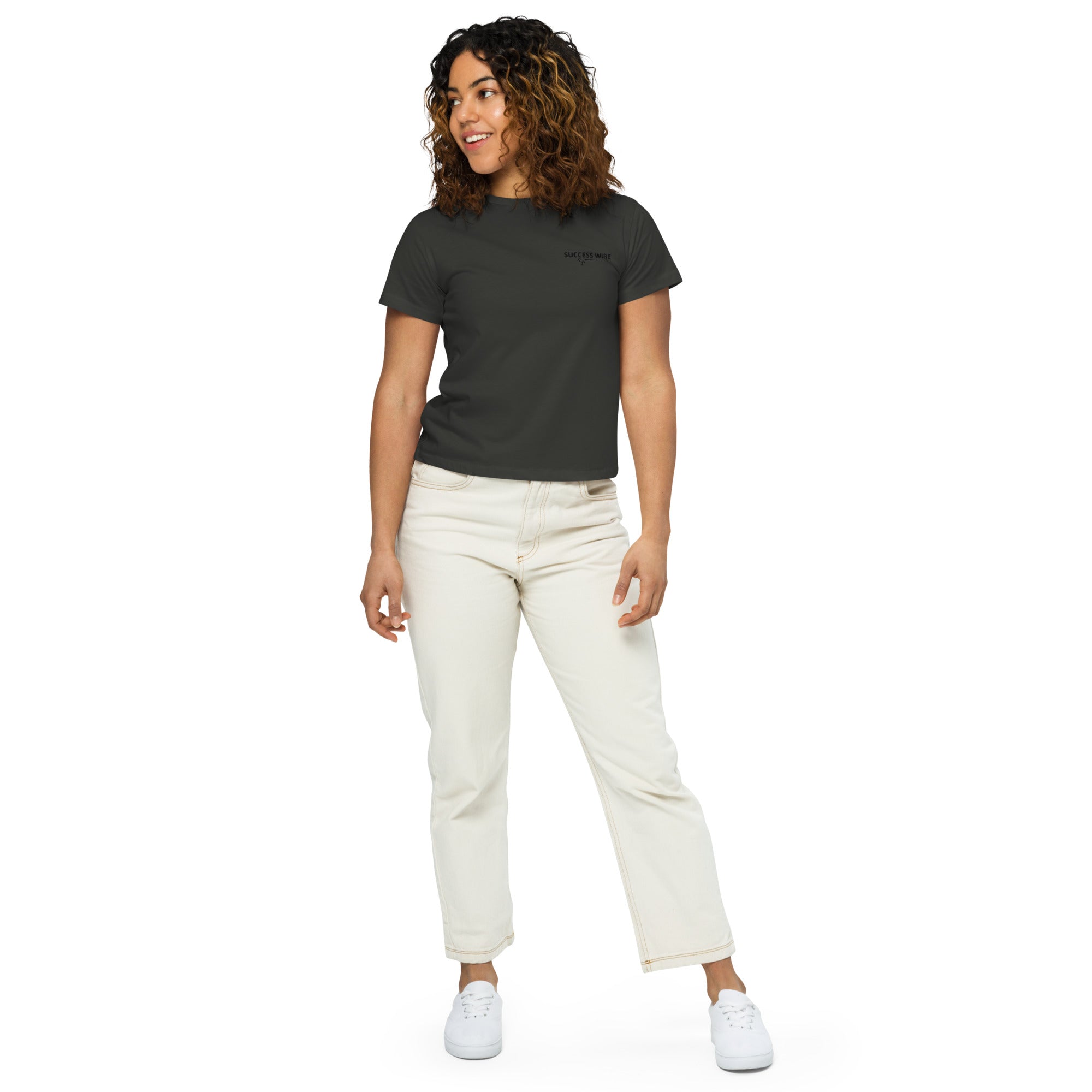 SUCCESS WIRE High-Waisted T-shirt for Women (6 Color Variants)