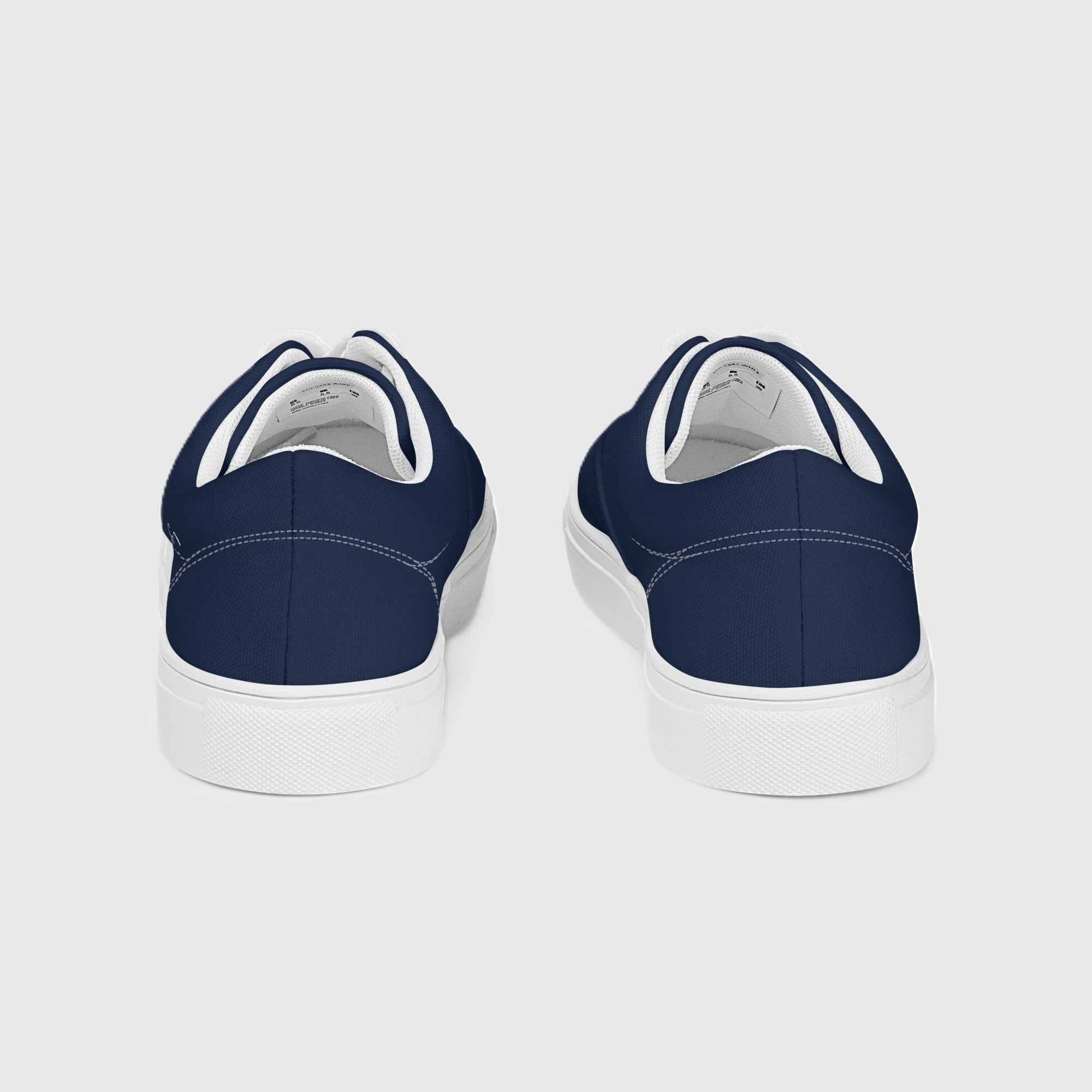 SUCCESS WIRE Classic Lace-up Canvas Shoes for Women - Navy