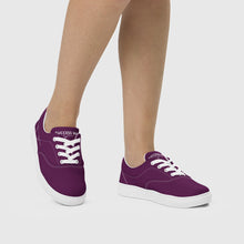 Load image into Gallery viewer, SUCCESS WIRE Classic Lace-up Canvas Shoes for Women - Tyrian Purple
