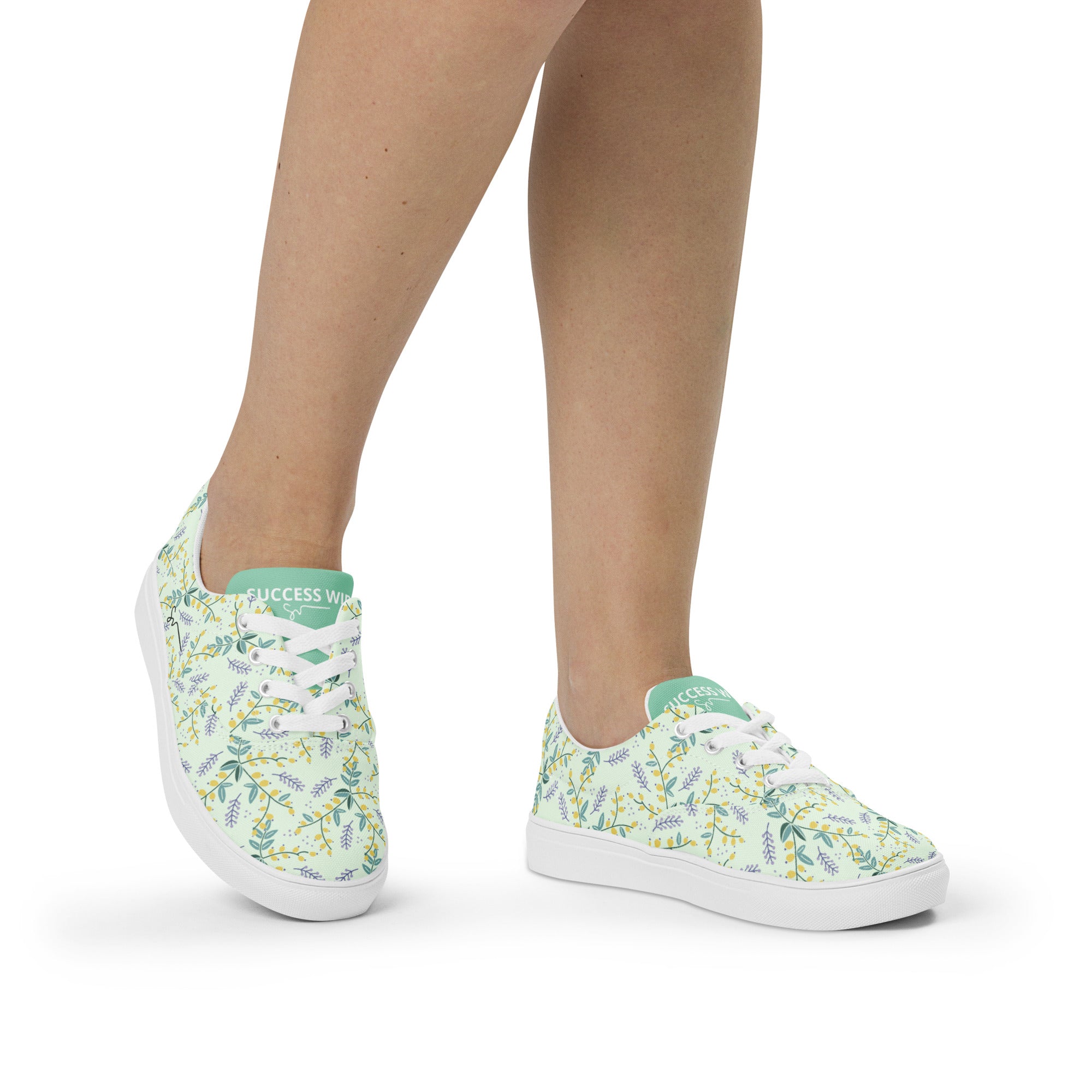 SUCCESS WIRE Lively Dreams Lace-up Canvas Shoes for Women