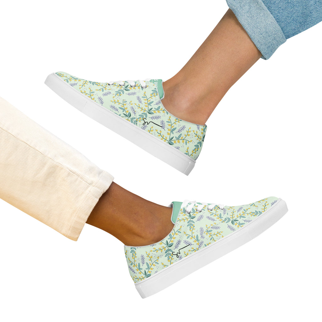 SUCCESS WIRE Lively Dreams Lace-up Canvas Shoes for Women