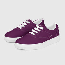 Load image into Gallery viewer, SUCCESS WIRE Classic Lace-up Canvas Shoes for Women - Tyrian Purple
