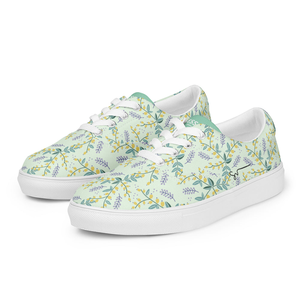 SUCCESS WIRE Lively Dreams Lace-up Canvas Shoes for Women