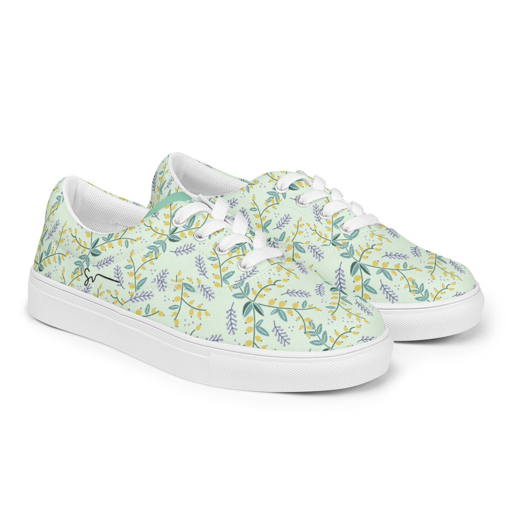 SUCCESS WIRE Lively Dreams Lace-up Canvas Shoes for Women