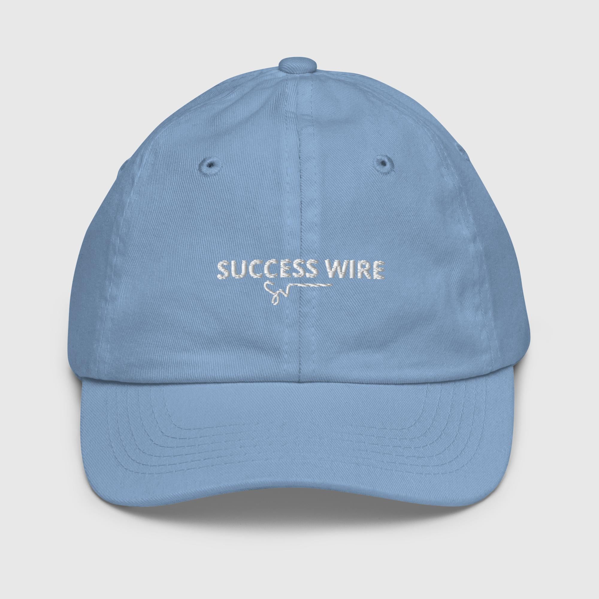 SUCCESS WIRE Kids Classic Baseball Cap (9 Color Variants)