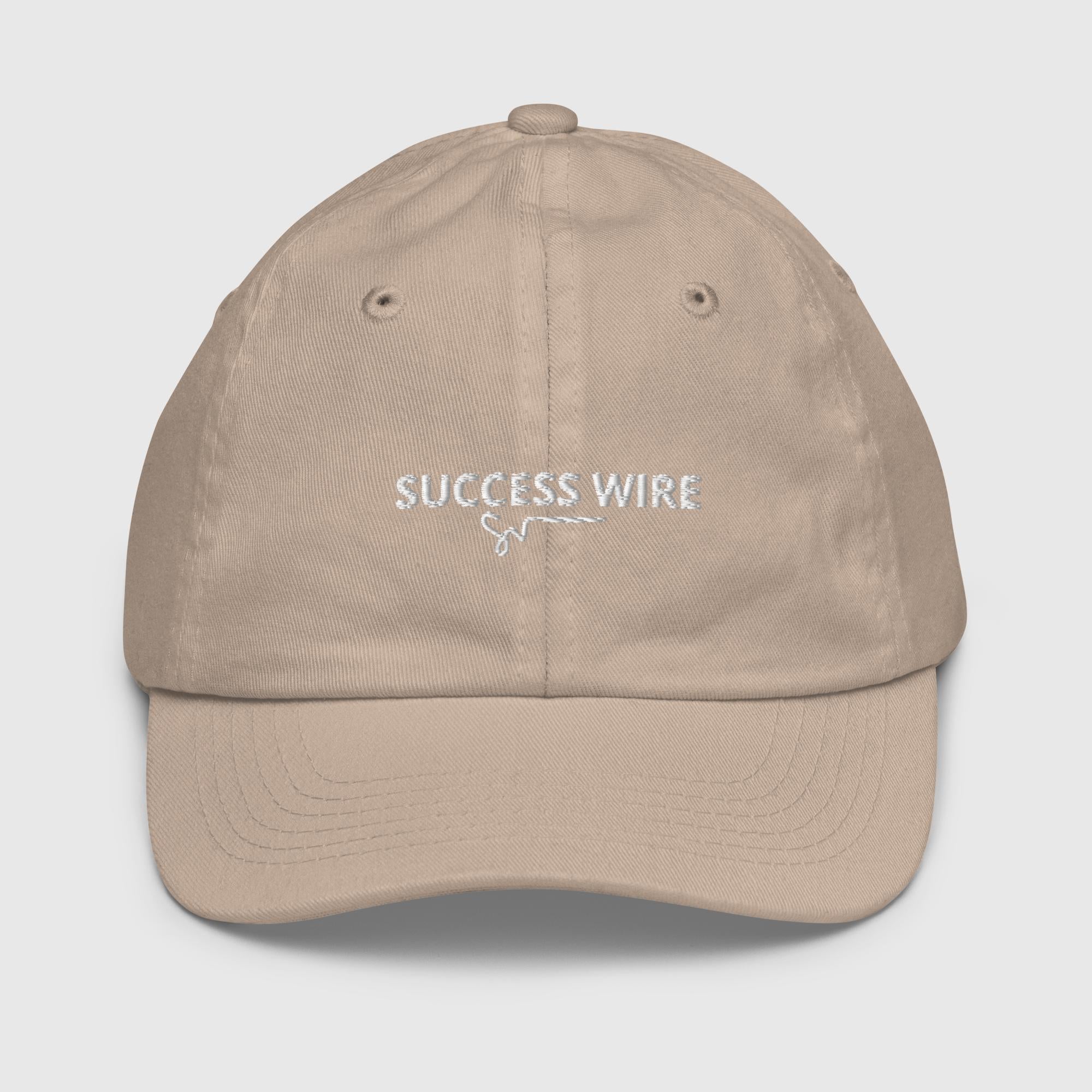 SUCCESS WIRE Kids Classic Baseball Cap (9 Color Variants)