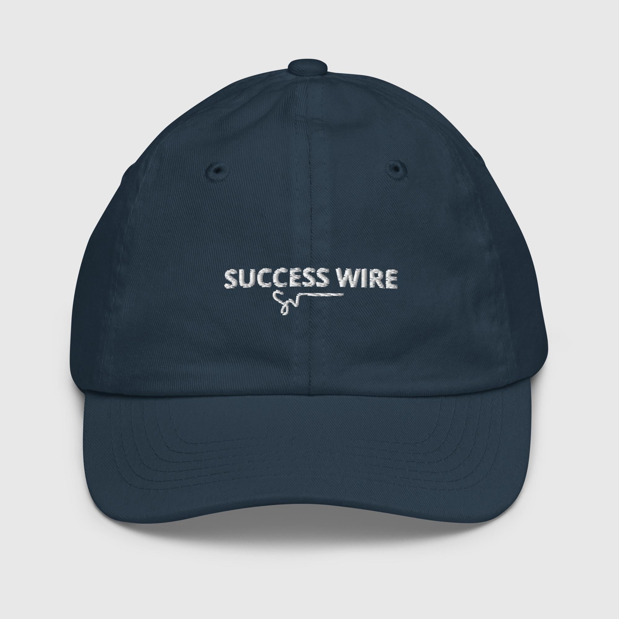 SUCCESS WIRE Kids Classic Baseball Cap (9 Color Variants)