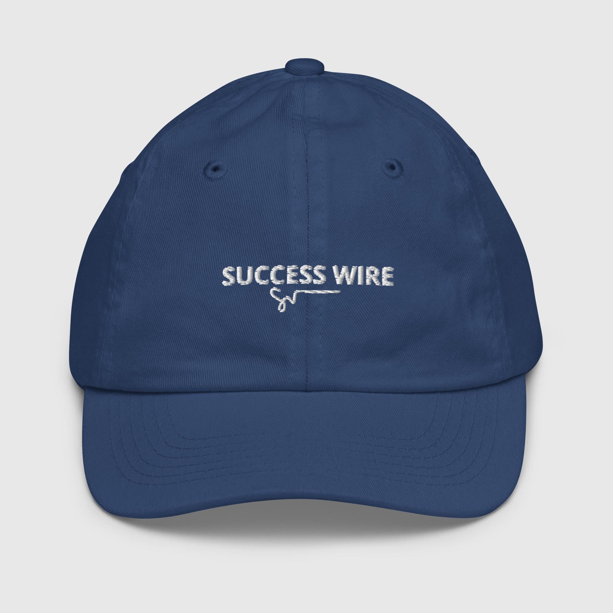 SUCCESS WIRE Kids Classic Baseball Cap (9 Color Variants)