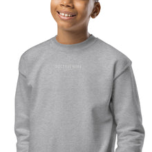 Load image into Gallery viewer, SUCCESS WIRE Unisex Embroidered Crewneck Sweatshirt for Big Kids (XS-XL) (7 Color Variants)
